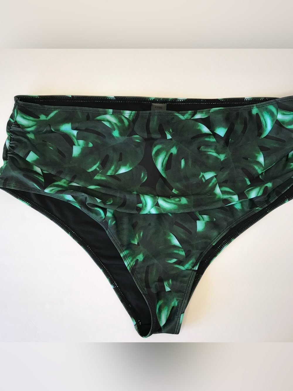 Jungle Leaf Print Bikini Bottoms Size XXXL